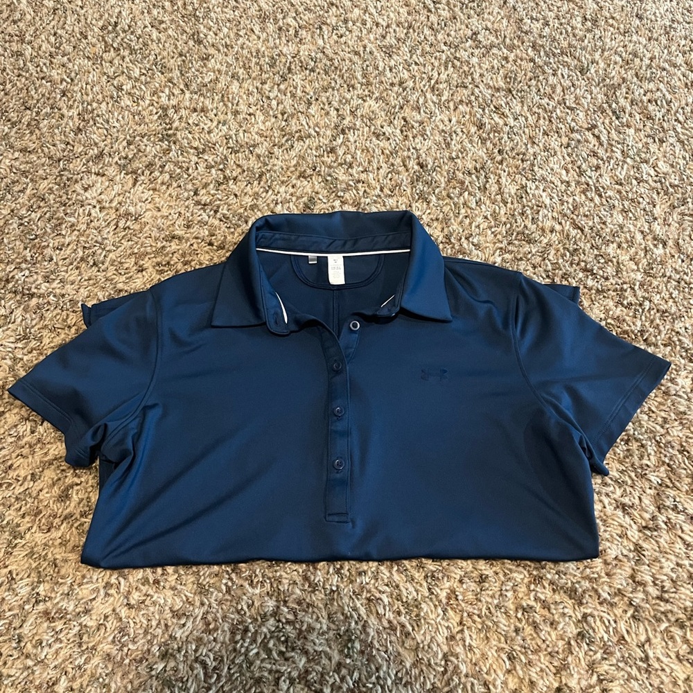 Womens Size Medium Under Armour Heat Gear Polo